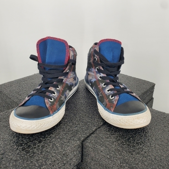 Converse All Star Chuck Taylor Ct Hi Midnight Hou Size 5Y 6.5 Women Shoes 647630 - Picture 4 of 13